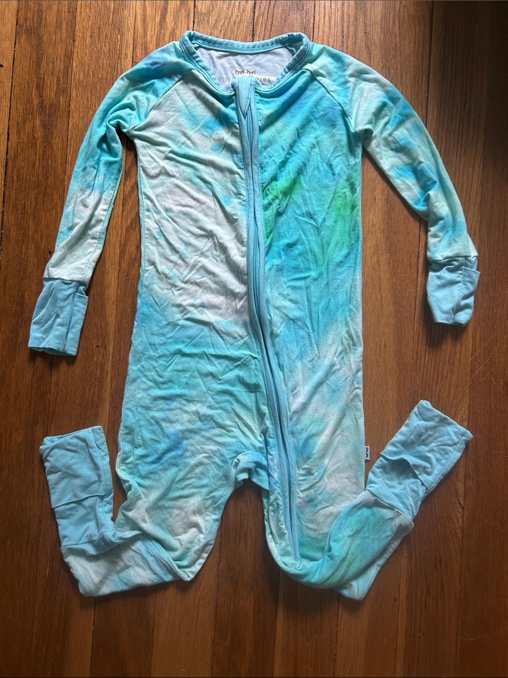 Little Sleepies Tidepool Watercolor Zippie